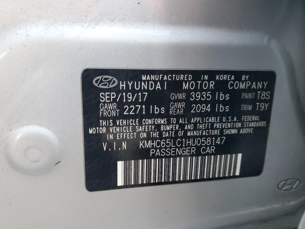 2017 Hyundai IONIQ - Image 12