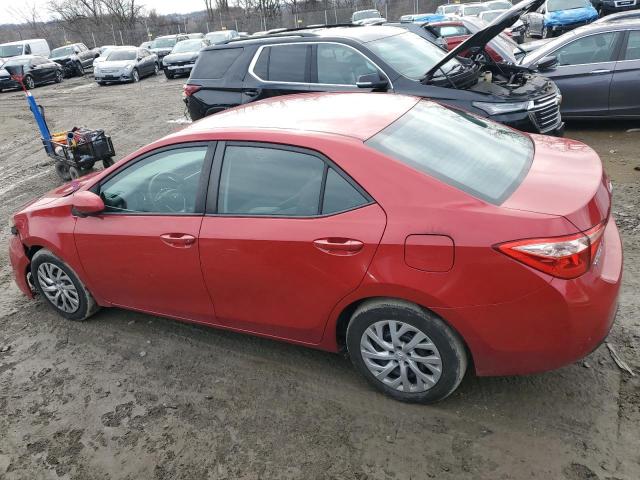  TOYOTA COROLLA 2018 Red
