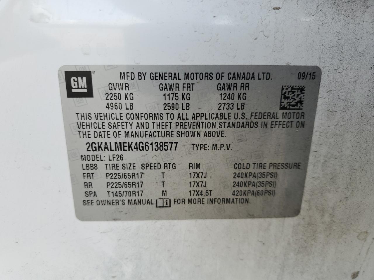 2016 GMC Terrain - Image 13