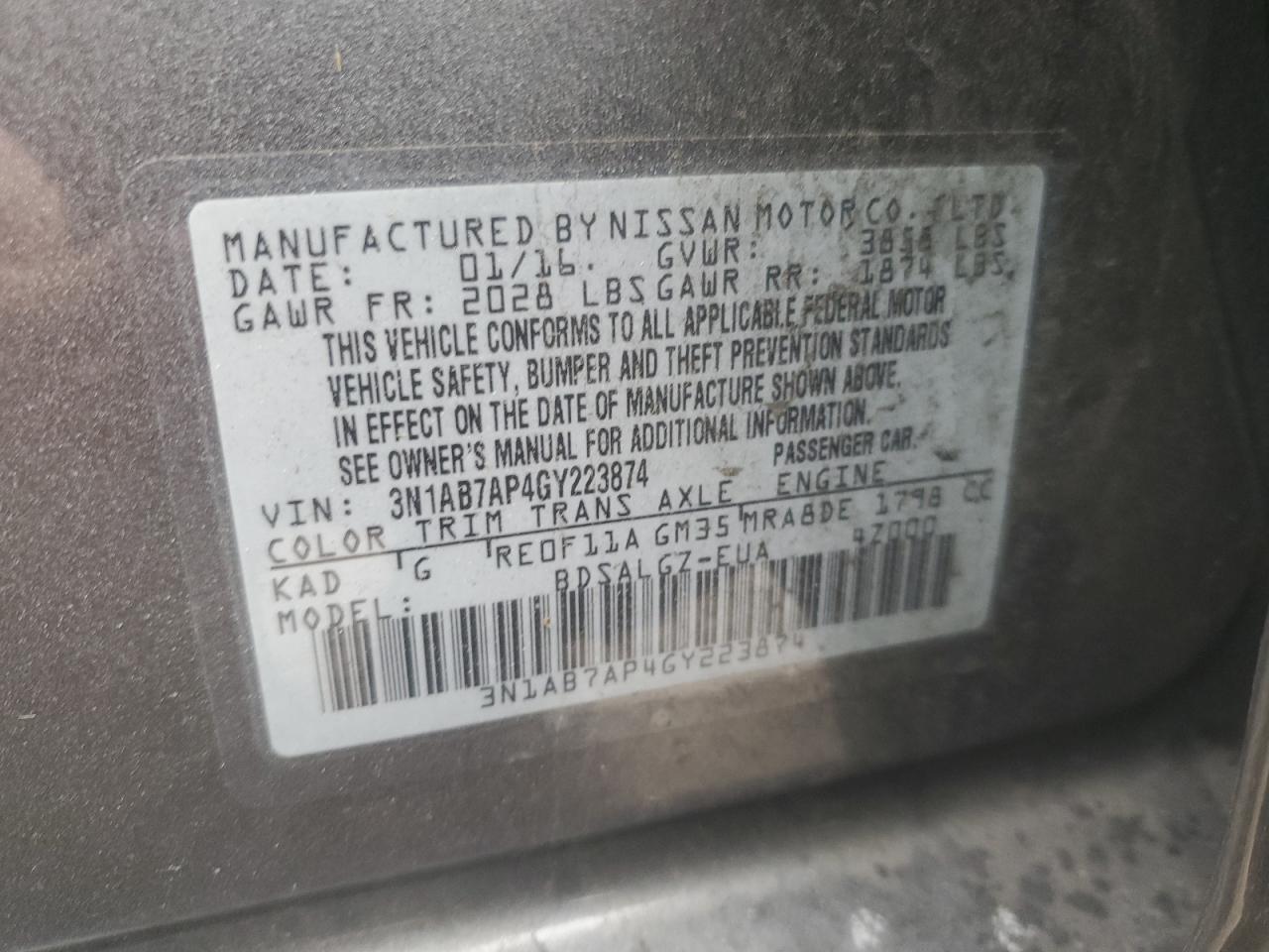 2016 Nissan Sentra - Image 12