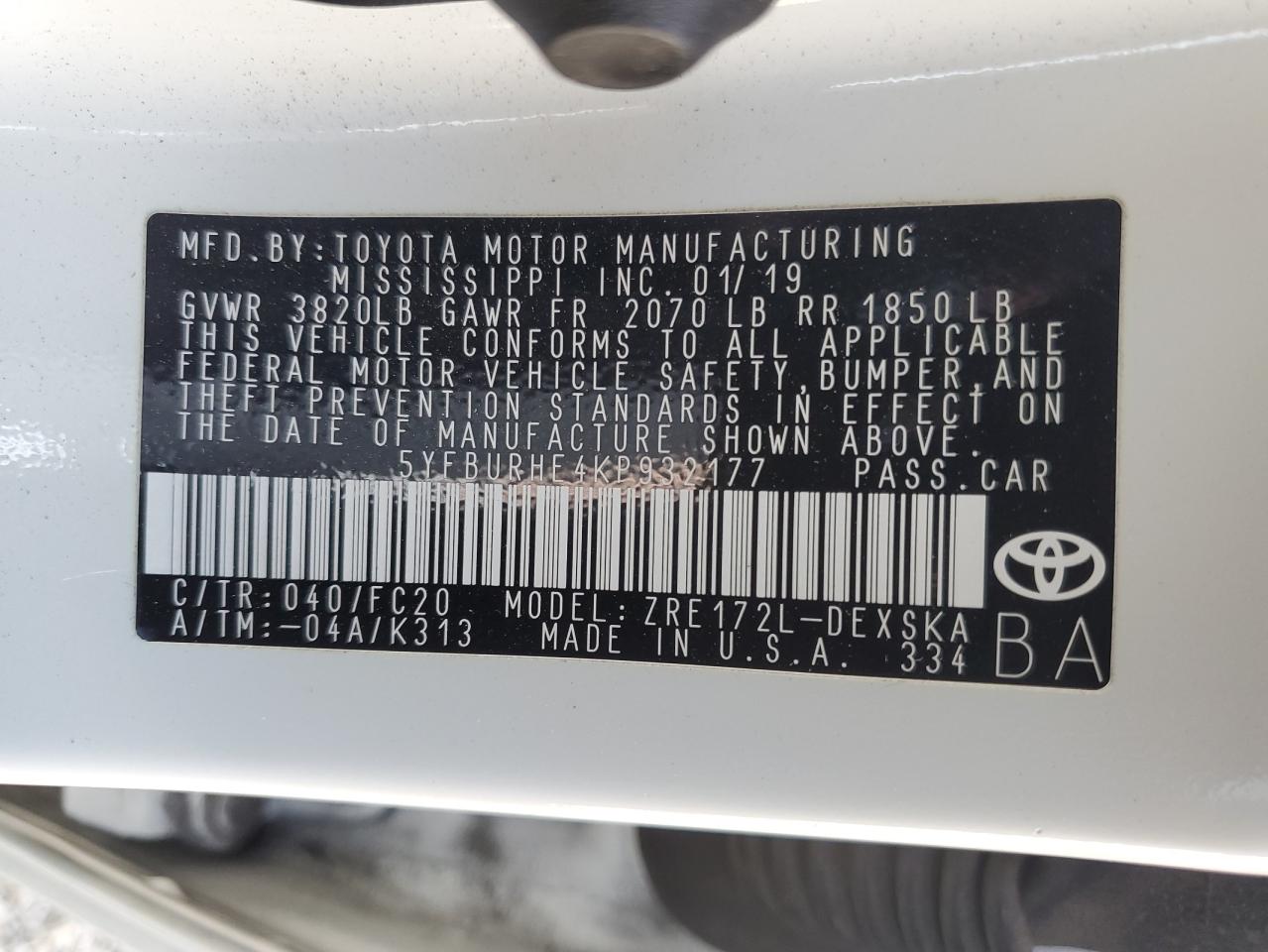 2019 Toyota Corolla - Image 13