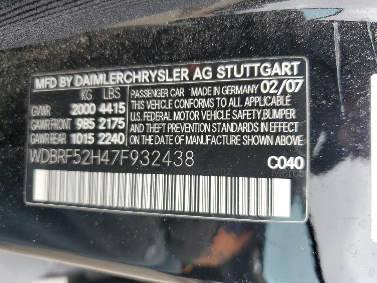 2007 Mercedes-Benz C-klasse - Image 12