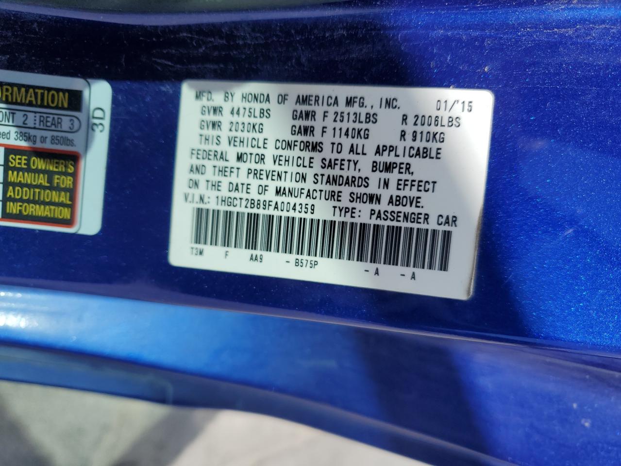 2015 Honda Accord - Image 14