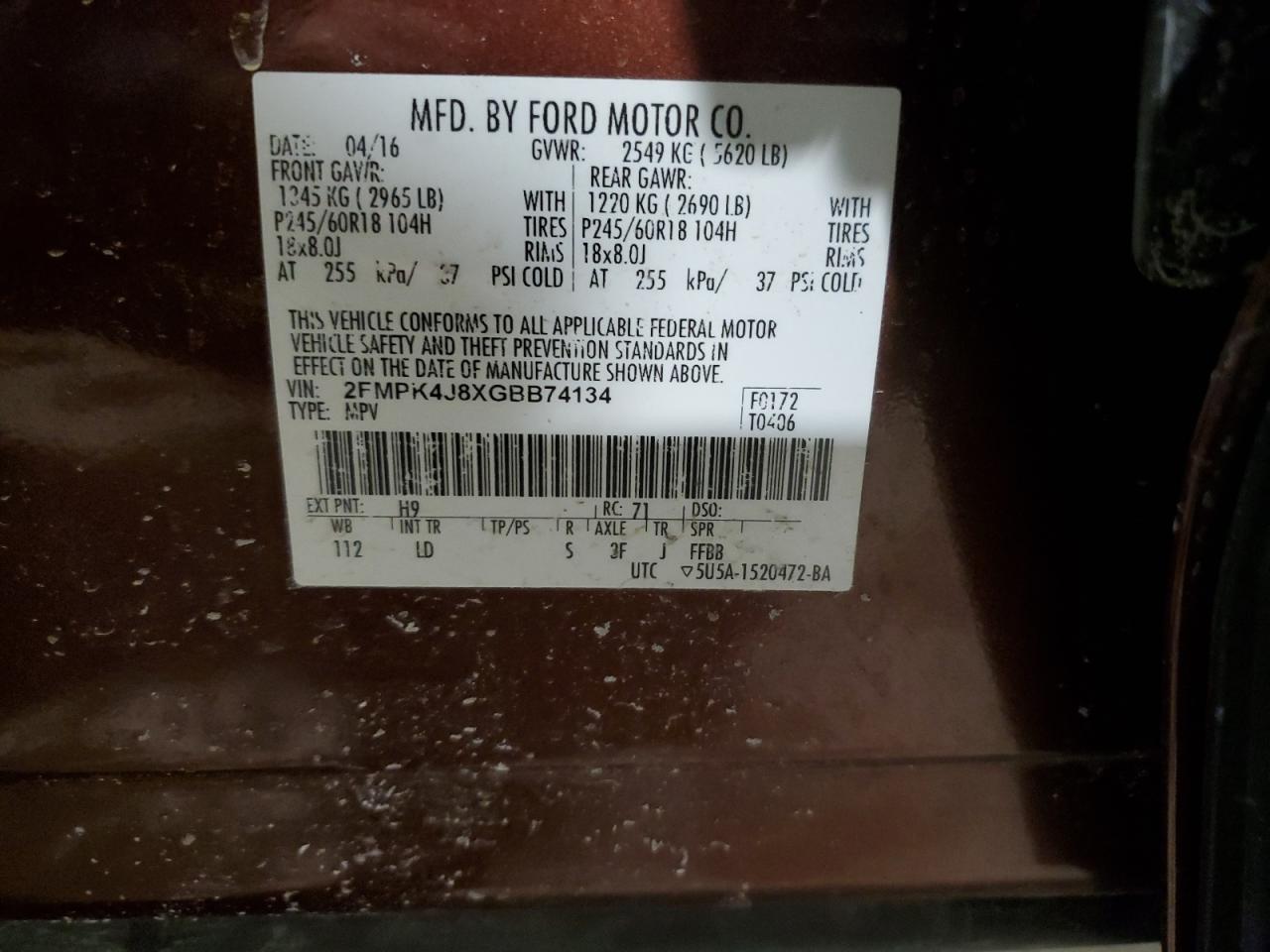 2016 Ford Edge - Image 13