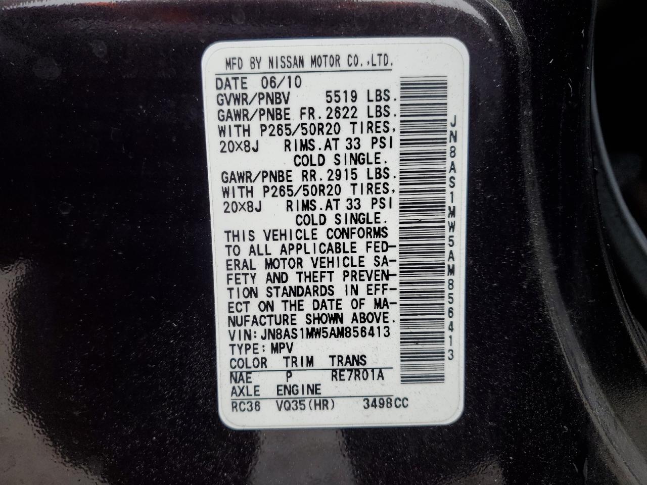 2010 Infiniti FX - Image 14