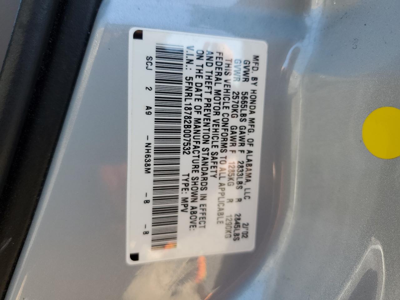 2002 Honda Odyssey - Image 13