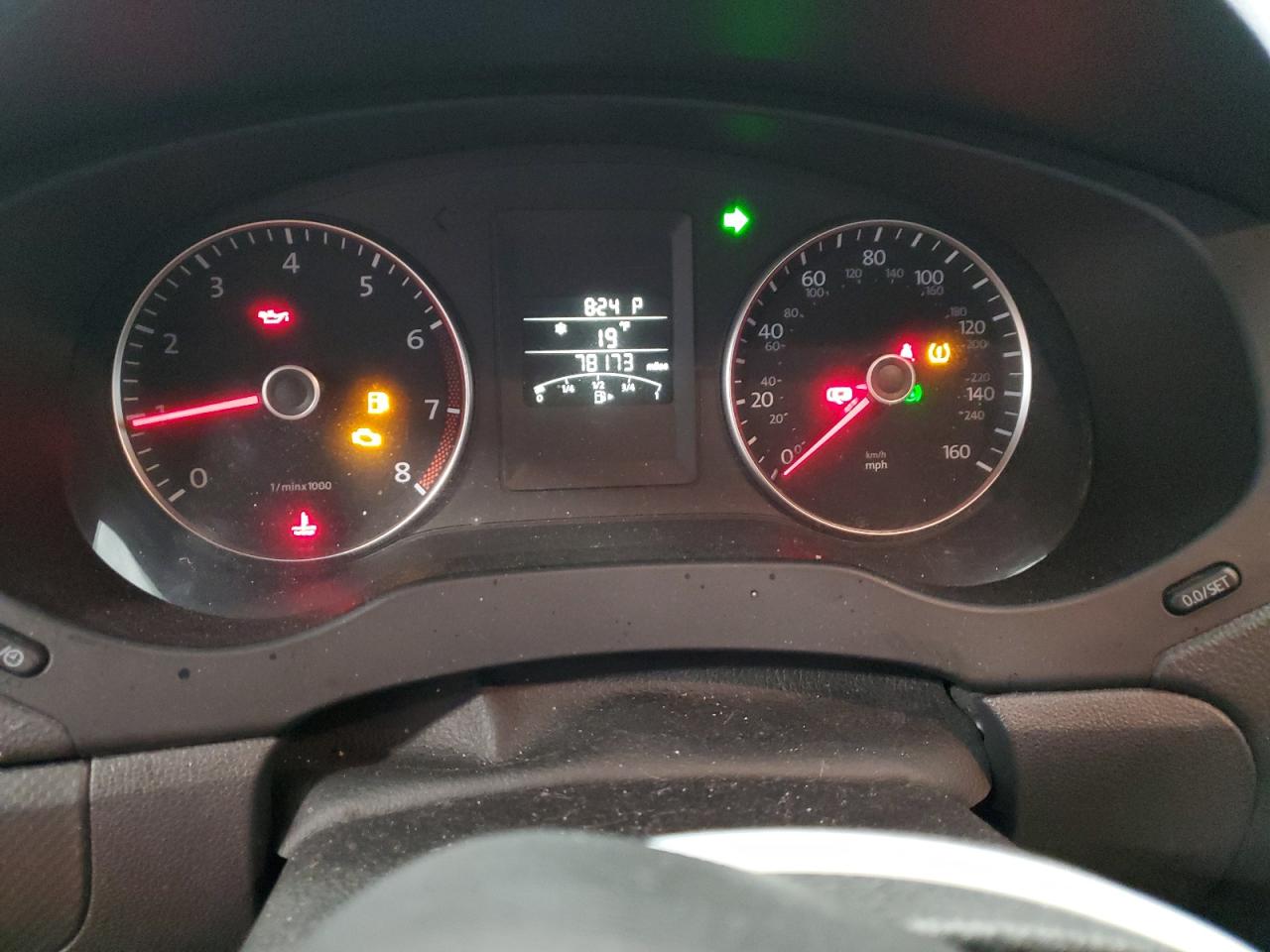 2012 Volkswagen Jetta Se VIN: 3VWDX7AJ2CM071535 Lot: 44730475