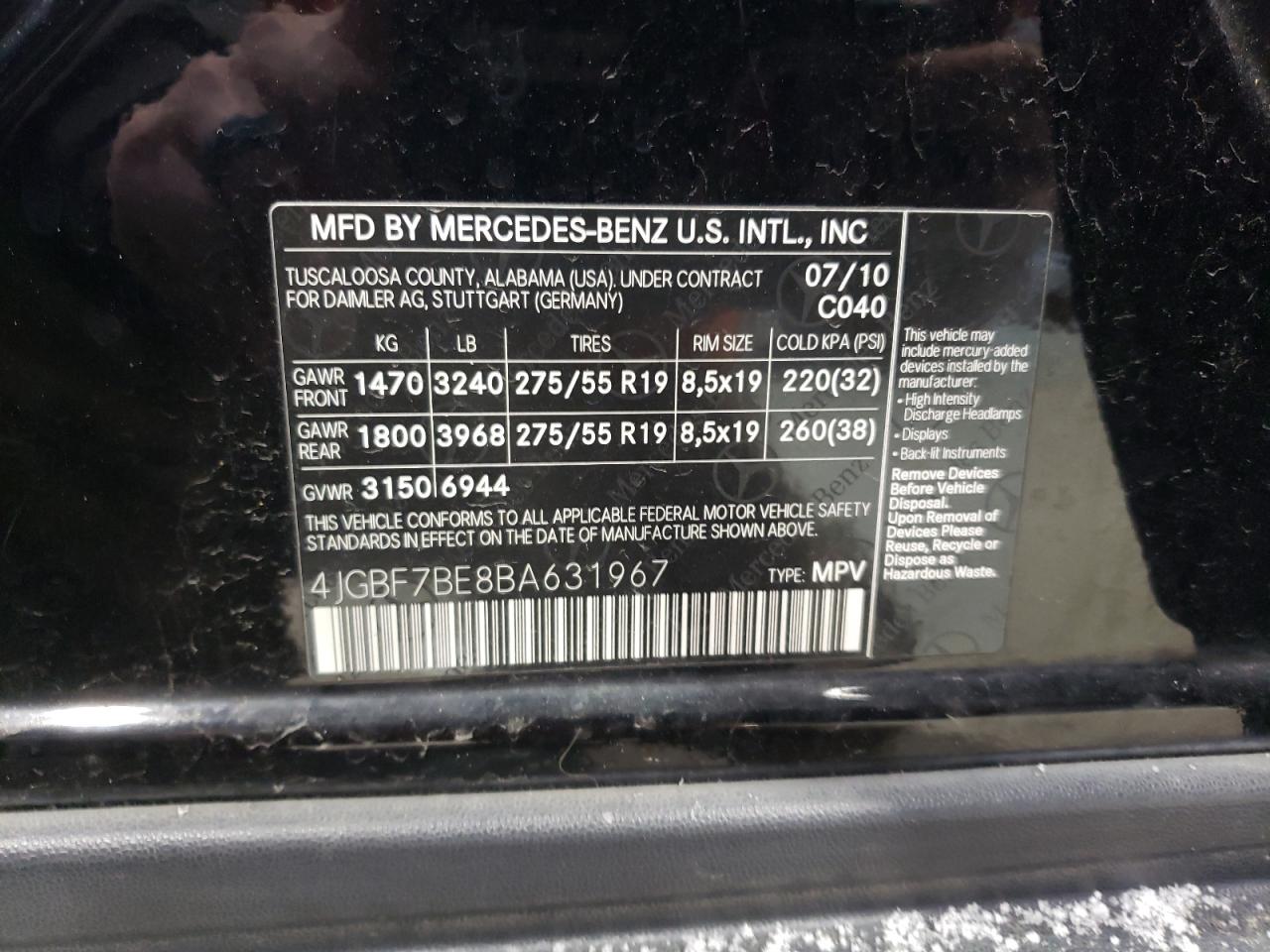 2011 Mercedes-Benz GL-klasse - Image 13