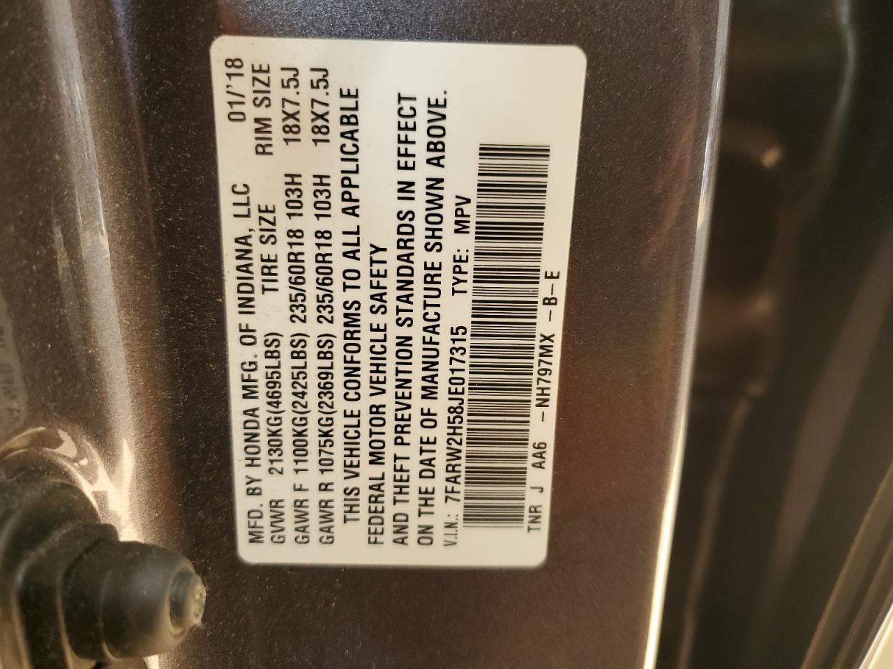 2018 Honda CR-V - Image 15