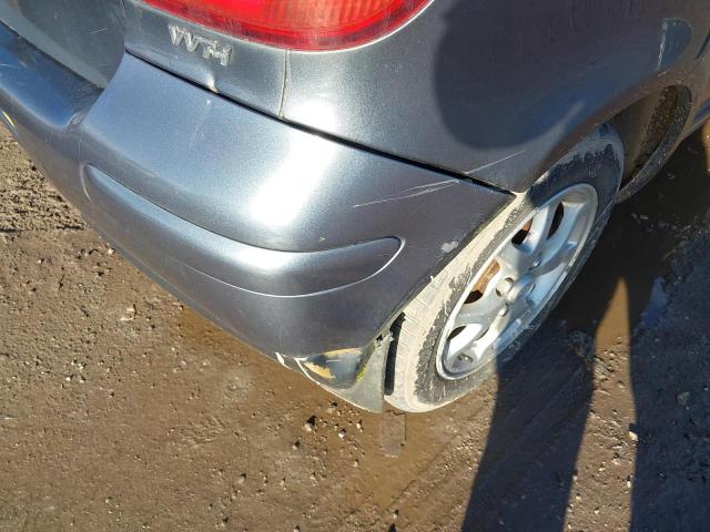 2005 TOYOTA YARIS BLUE