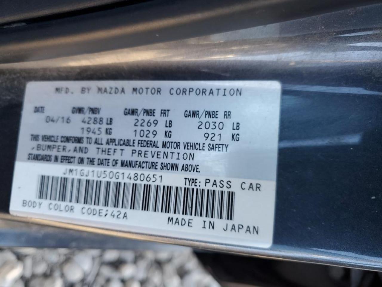 2016 Mazda 6 - Image 14