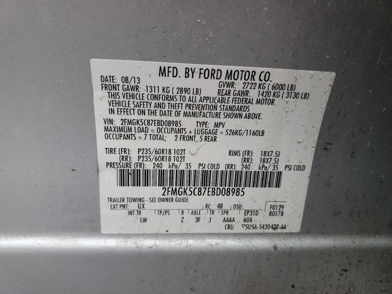2014 Ford Flex - Image 15
