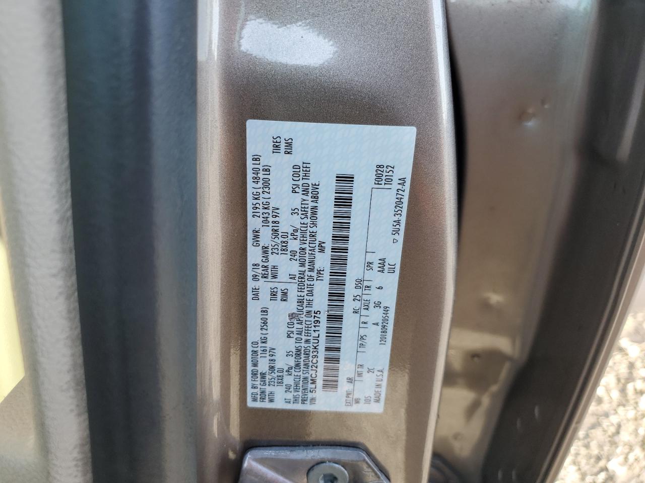 2019 Lincoln MKC - Image 13