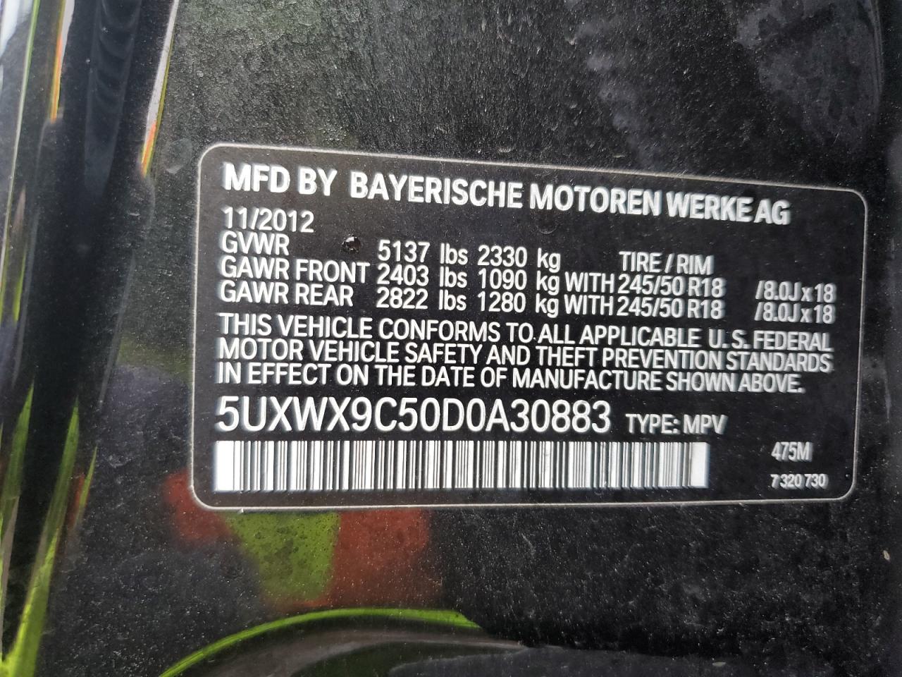 2013 BMW X3 - Image 13