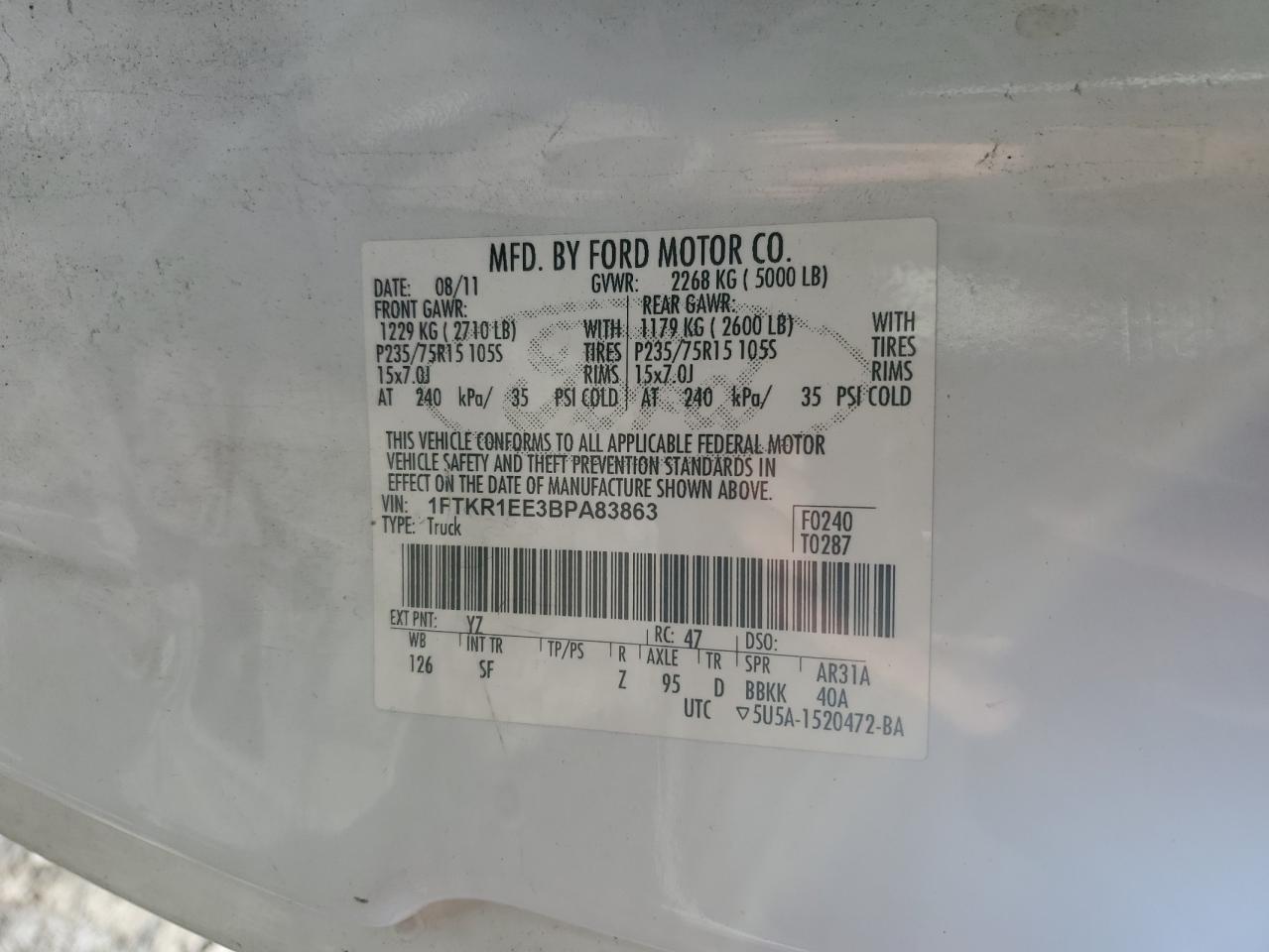2011 Ford Ranger - Image 12