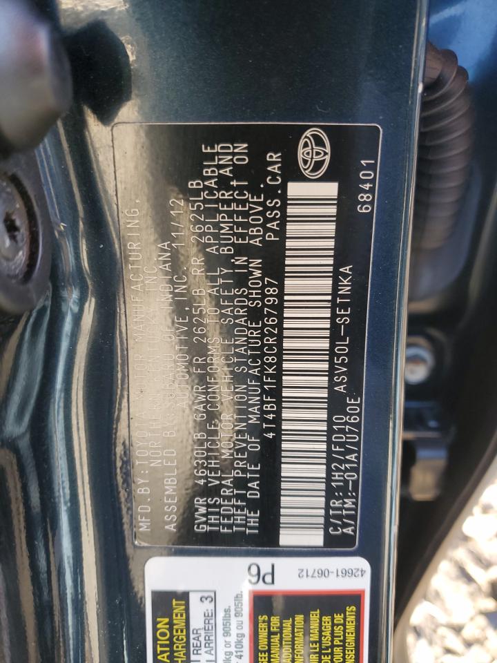 2012 Toyota Camry - Image 14