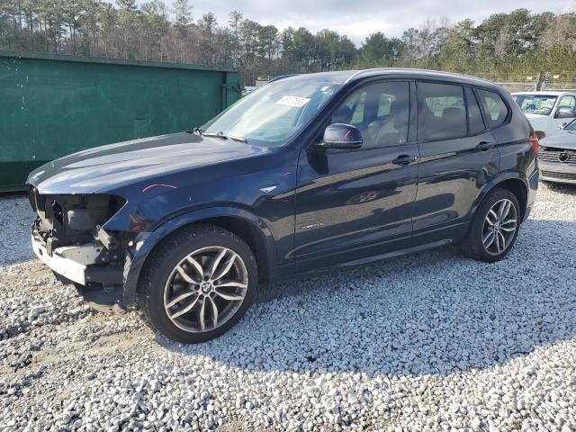  BMW X3 2016 Синий