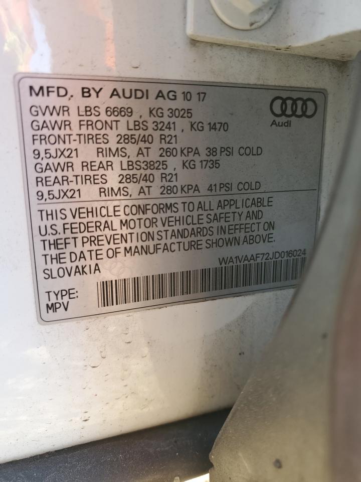 2018 Audi Q7 - Image 13