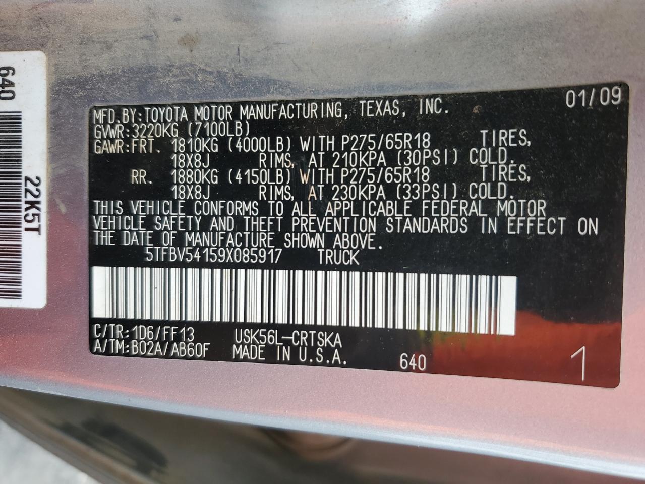 2009 Toyota Tundra - Image 12
