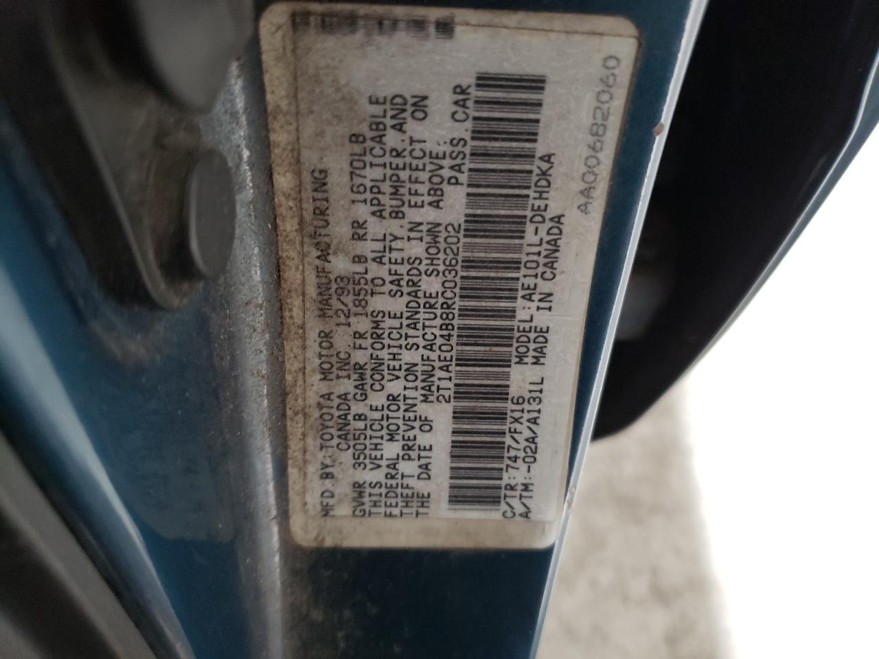 1994 Toyota Corolla - Image 12