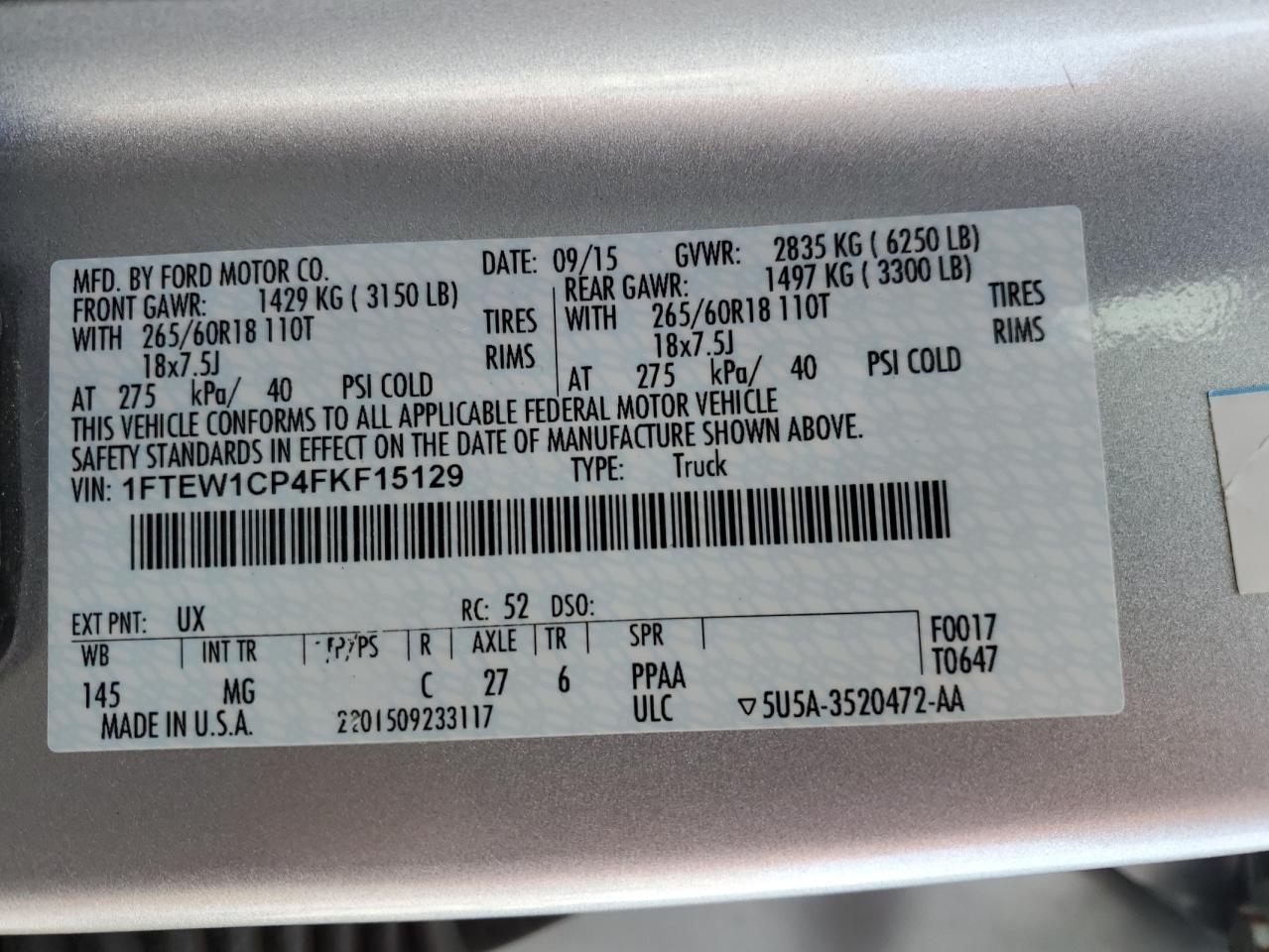 2015 Ford F-150 - Image 13