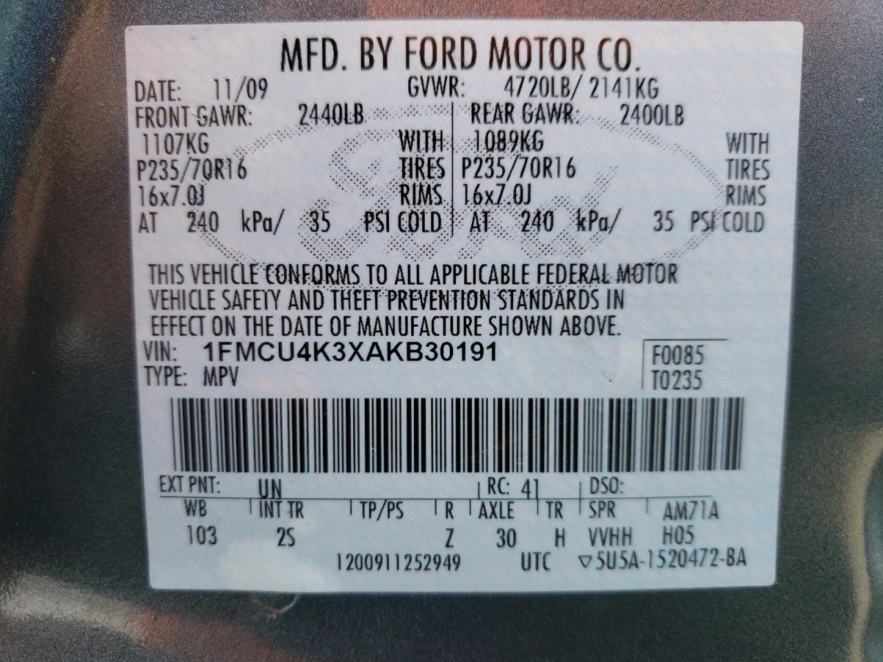 2010 Ford Escape - Image 15