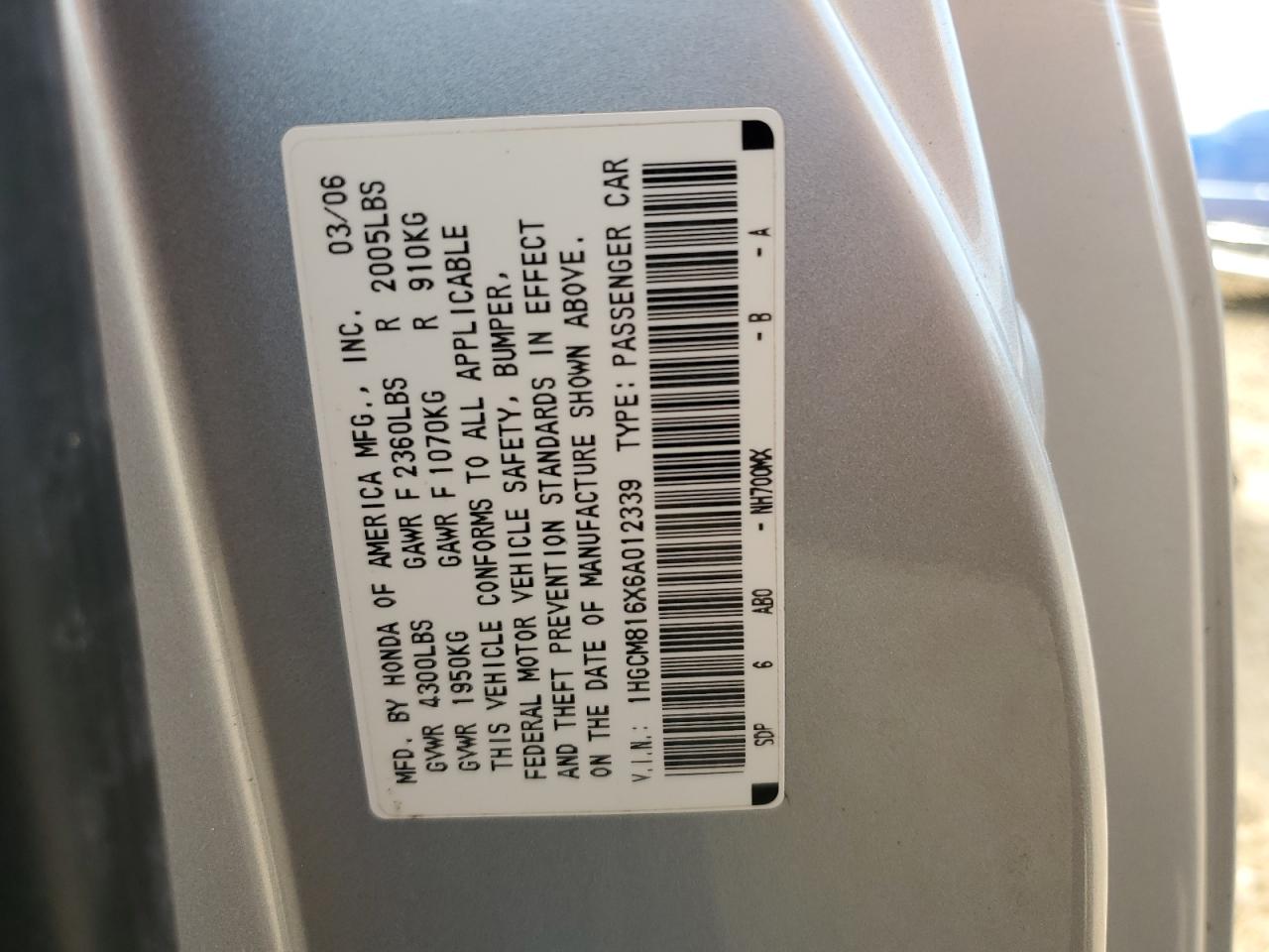 2006 Honda Accord - Image 13