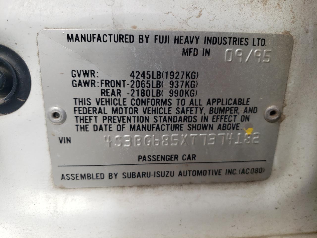 1996 Subaru Legacy - Image 13