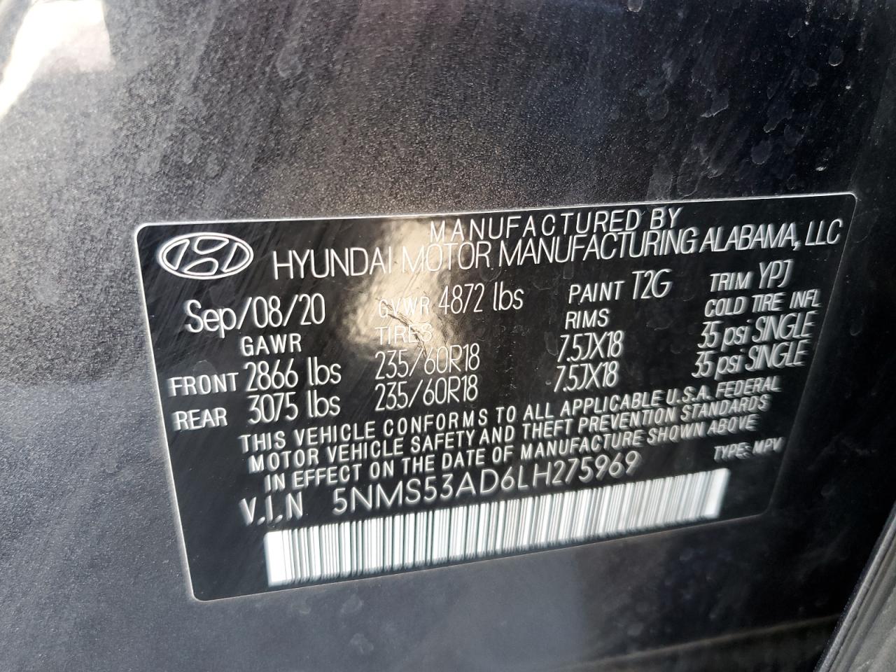 2020 Hyundai Santa Fe - Image 13