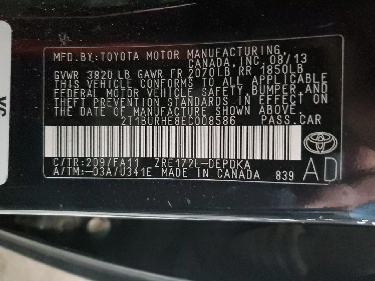 2014 Toyota Corolla - Image 14