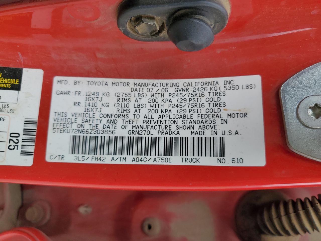 2006 Toyota Tacoma - Image 12