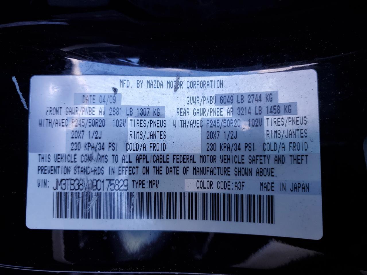 2009 Mazda CX-9 - Image 14