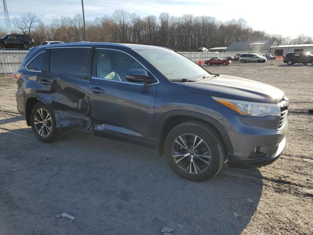  TOYOTA HIGHLANDER 2016 Szary