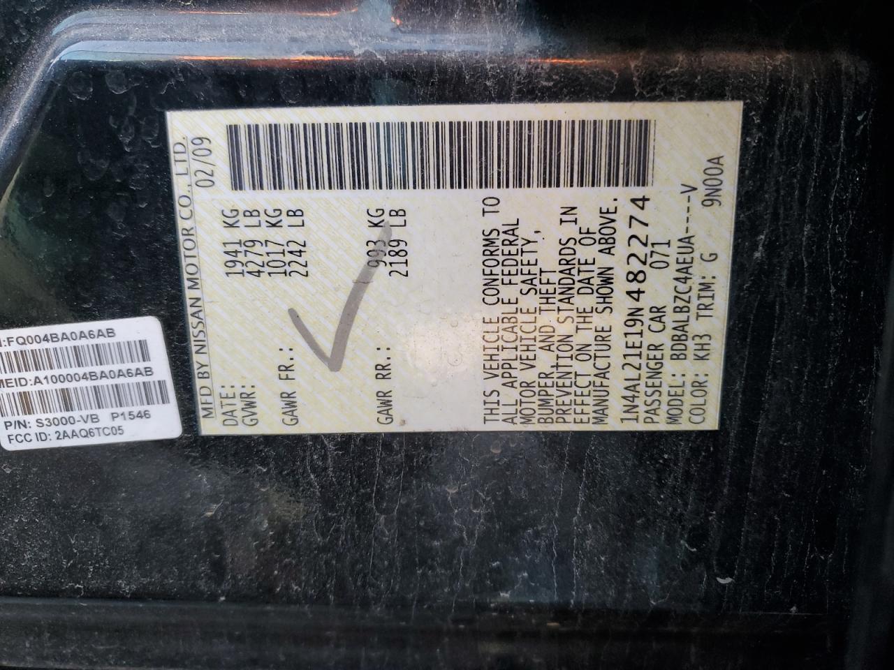 2009 Nissan Altima - Image 12