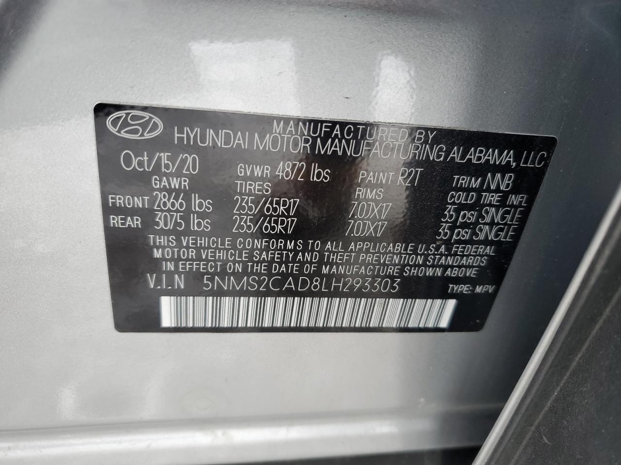 2020 Hyundai Santa Fe - Image 13