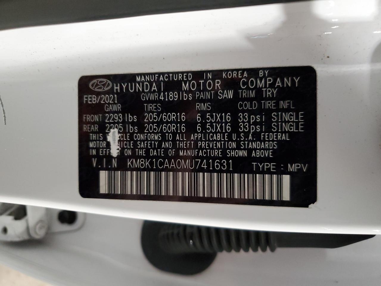2021 Hyundai Kona - Image 15