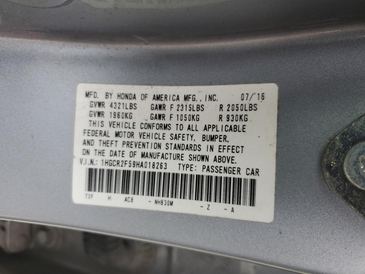 2017 Honda Accord - Image 13