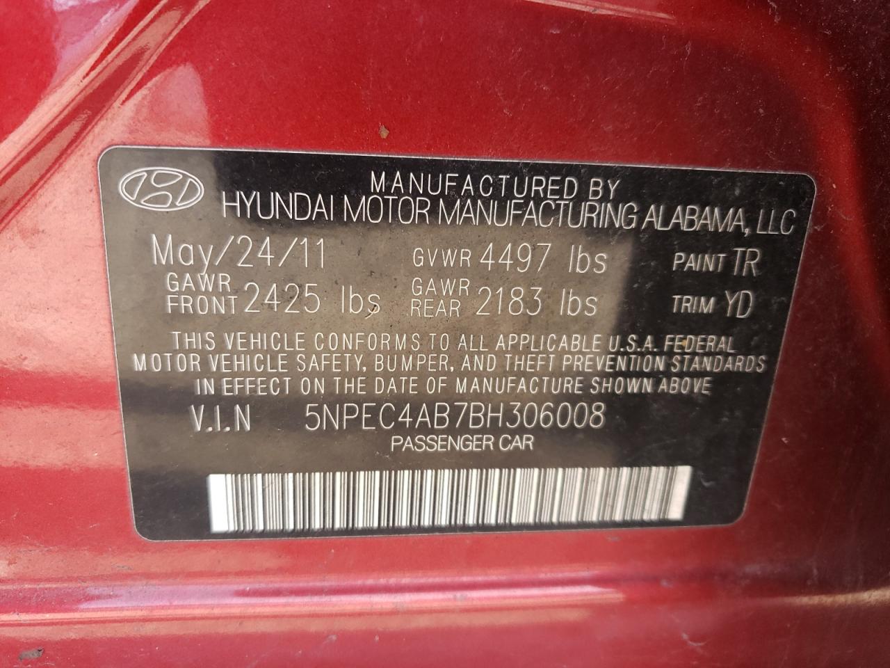 2011 Hyundai Sonata - Image 14