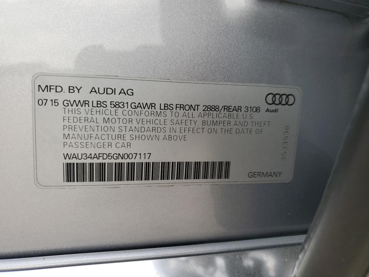2016 Audi A8 - Image 14