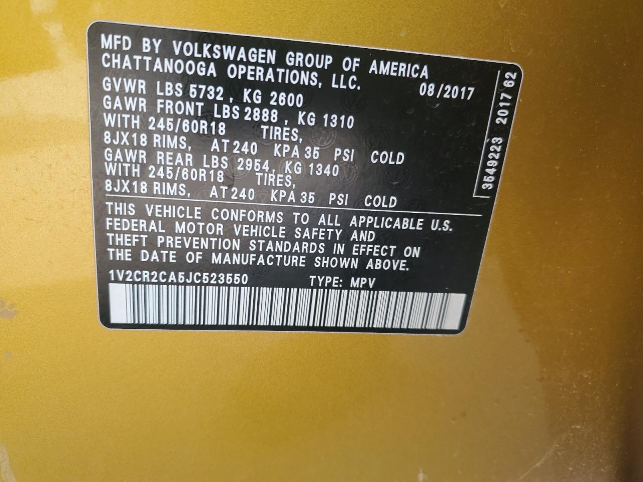 2018 Volkswagen Atlas - Image 12