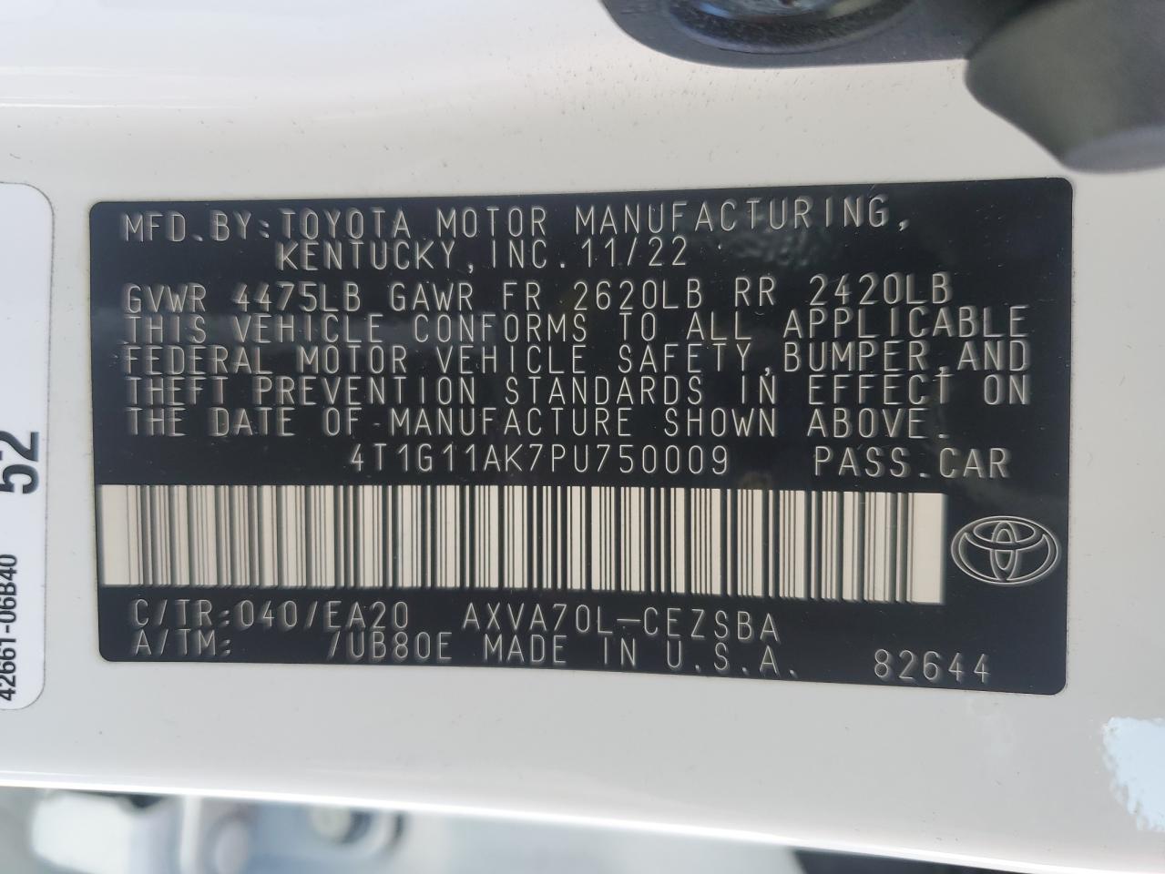 2023 Toyota Camry - Image 13