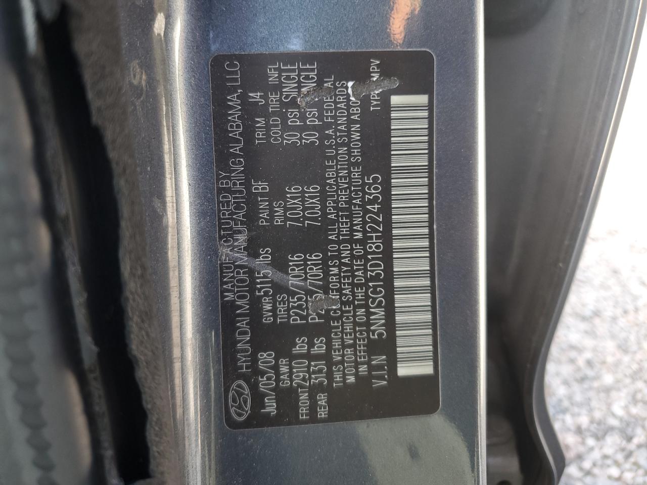2008 Hyundai Santa Fe - Image 13