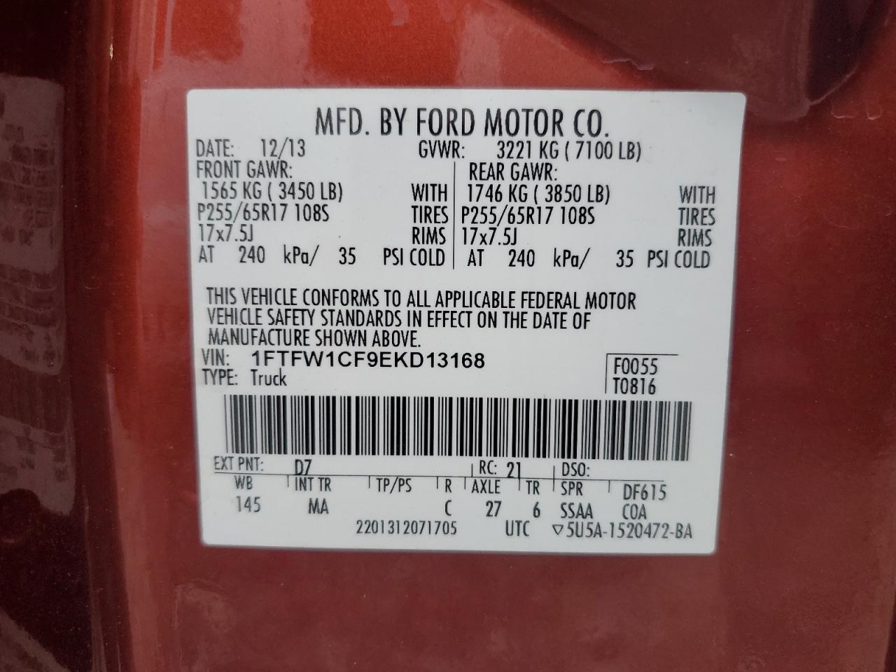 2014 Ford F-150 - Image 12