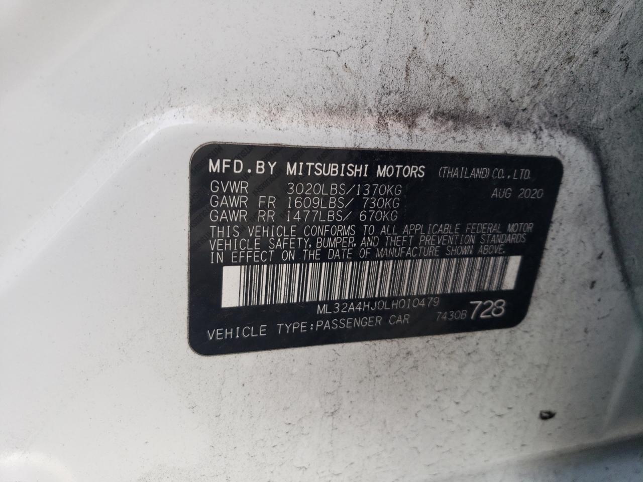 2020 Mitsubishi Mirage - Image 12