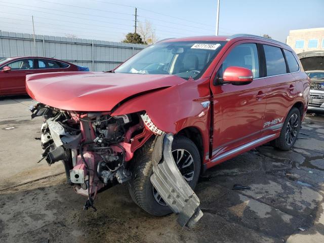 MITSUBISHI OUTLANDER 2018 Красный