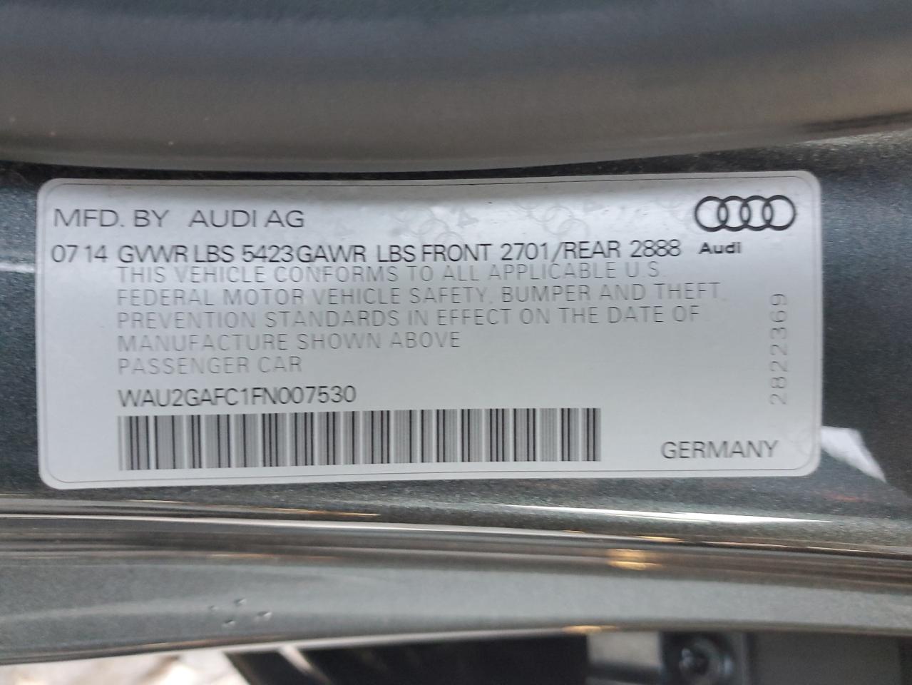 2015 Audi A7 - Image 12