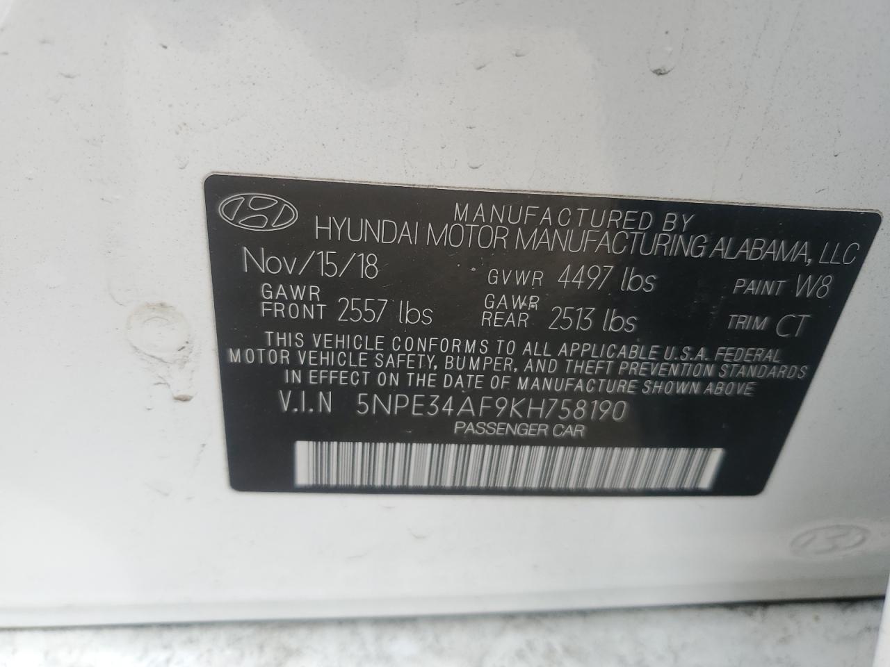 2019 Hyundai Sonata - Image 14