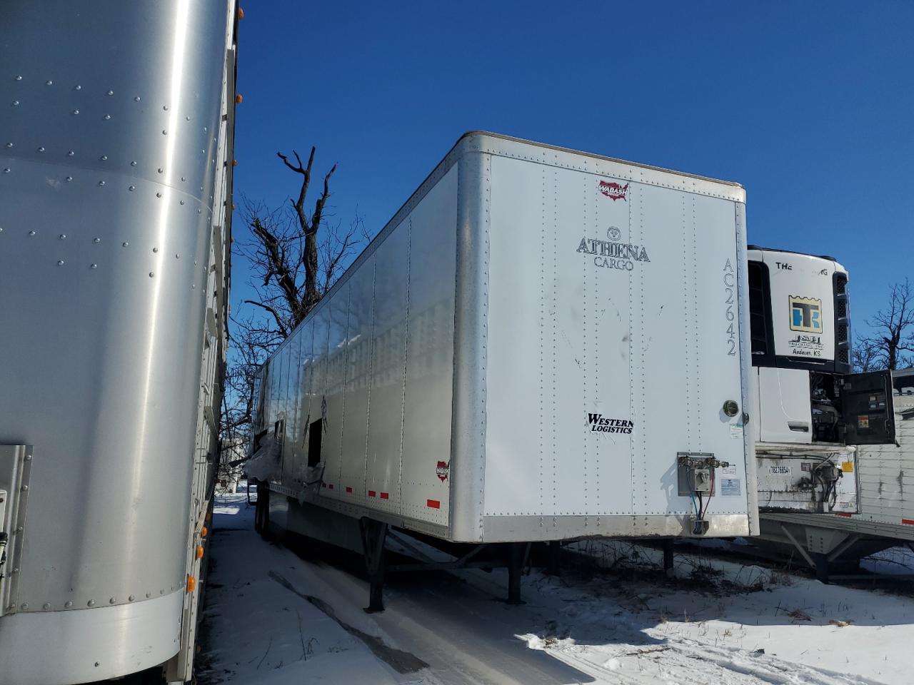 2020 Wabash Dvlshpc Dry Van Trailer na sprzedaż w Wichita, KS - Burn