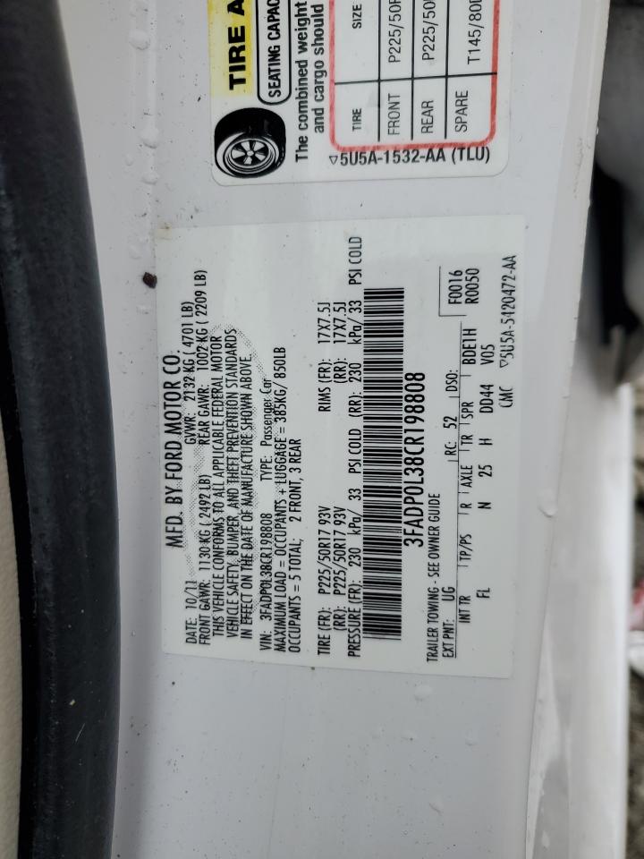 2012 Ford Fusion - Image 13