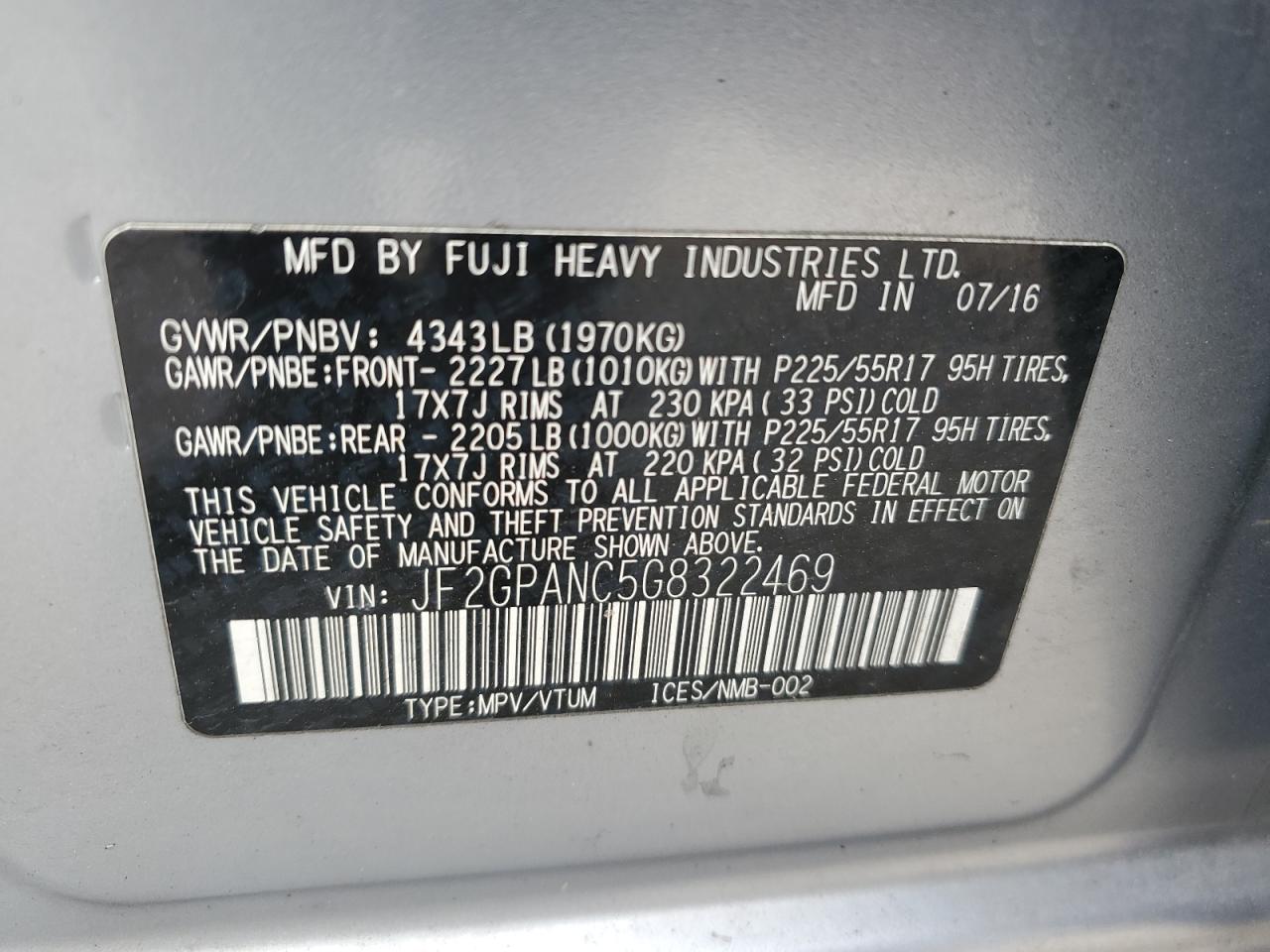 2016 Subaru XV - Image 13